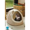 Elegant Cream Felt Basket, 34x35x40 cm | 100% Felt | Stylish Storage Solution
