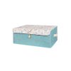 Blue Felt Basket, 50x19x39 cm, 100% Polypropylene | Stylish Storage Solution for Home & Office