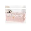 Stylish Pink Felt Basket, 50x19x39 cm | 100% Polypropylene