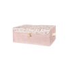 Stylish Pink Felt Basket, 50x19x39 cm | 100% Polypropylene
