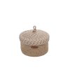 Handmade Decorative Box, 25x15 cm, Cotton, Natural/Beige