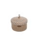 Handmade Decorative Box, 25x15 cm, Cotton, Natural/Beige