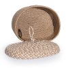 Handmade Decorative Box, 100% Cotton, Natural/Beige, 25x15x34 cm