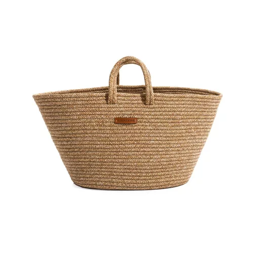 Handmade Cotton Decorative Bag, 30 cm, Natural Color