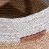 Handmade Grey Decorative Box, 100% Cotton, 36x50x42 cm