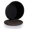 Handmade Black Decorative Box, 36x15x45 cm, 100% Cotton