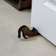 Wooden Doorstop (2 Pieces), Bronze, 16 x 2 x 8 cm | Laser Cut Design, Durable & Stylish for Home Use