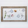 Handmade Walnut Wooden Photo Frame, 100x60 cm, Wipeable