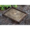Hand-Painted Wooden Tray, 40 x 50 x 6 cm | Durable & Stylish