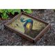 Hand-Painted Wooden Tray, 40 x 50 x 6 cm | Durable & Stylish