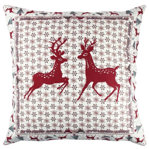 Washable Cushion 43x43 cm, Cotton-Polyester Blend, Soft