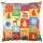 Washable Cushion 43x43 cm, Cotton-Polyester Blend, Soft