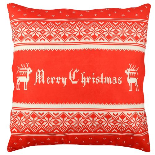 Washable Cushion 43x43 cm, Cotton-Polyester Blend, Soft