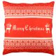 Washable Cushion 43x43 cm, Cotton-Polyester Blend, Soft
