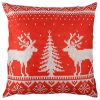 Washable Cushion 43x43 cm, Cotton-Polyester Blend, Soft