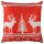 Washable Cushion 43x43 cm, Cotton-Polyester Blend, Soft