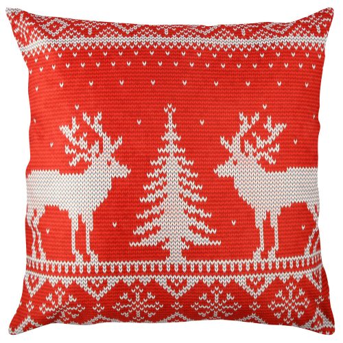 Washable Cushion 43x43 cm, Cotton-Polyester Blend, Soft