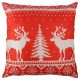 Washable Cushion 43x43 cm, Cotton-Polyester Blend, Soft