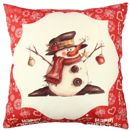 Washable Cushion 43x43 cm, Cotton-Polyester Blend, Soft