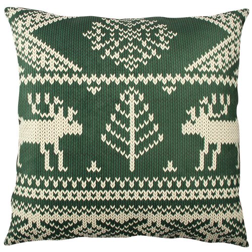 Washable Cushion 43x43 cm, Cotton-Polyester Blend, Soft