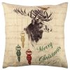 Washable Cushion 43x43 cm, Cotton-Polyester Blend, Soft