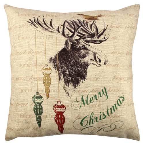 Washable Cushion 43x43 cm, Cotton-Polyester Blend, Soft