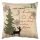 Washable Cushion 43x43 cm, Cotton-Polyester Blend, Soft