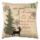 Washable Cushion 43x43 cm, Cotton-Polyester Blend, Soft
