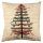 Washable Cushion 43x43 cm, Cotton-Polyester Blend, Soft