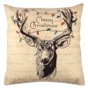 Washable Cushion 43x43 cm, Cotton-Polyester Blend, Soft
