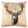 Washable Cushion 43x43 cm, Cotton-Polyester Blend, Soft