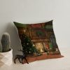 Washable Cushion 43x43 cm, Cotton-Polyester Blend, Soft