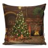 Washable Cushion 43x43 cm, Cotton-Polyester Blend, Soft