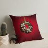 Washable Cushion 43x43 cm, Cotton-Polyester Blend, Soft