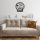 Washable Cushion 43x43 cm, Cotton-Polyester Blend, Soft