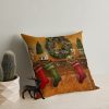 Washable Cushion 43x43 cm, Cotton-Polyester Blend, Soft