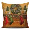 Washable Cushion 43x43 cm, Cotton-Polyester Blend, Soft