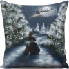 Washable Cushion 43x43 cm, Cotton-Polyester Blend, Soft