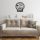 Washable Cushion 43x43 cm, Cotton-Polyester Blend, Soft