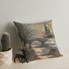 Washable Cushion 43x43 cm, Cotton-Polyester Blend, Soft