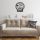 Washable Cushion 43x43 cm, Cotton-Polyester Blend, Soft