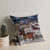 Washable Cushion 43x43 cm, Cotton-Polyester Blend, Soft