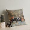 Washable Cushion 43x43 cm, Cotton-Polyester Blend, Soft