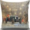 Washable Cushion 43x43 cm, Cotton-Polyester Blend, Soft