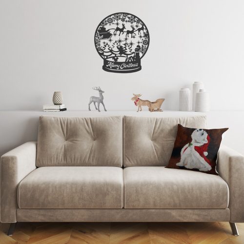 Washable Cushion 43x43 cm, Cotton-Polyester Blend, Soft