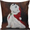 Washable Cushion 43x43 cm, Cotton-Polyester Blend, Soft