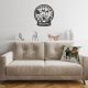 Washable Cushion 43x43 cm, Cotton-Polyester Blend, Soft
