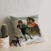 Washable Cushion 43x43 cm, Cotton-Polyester Blend, Soft