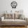 Washable Cushion 43x43 cm, Cotton-Polyester Blend, Soft