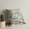 Washable Cushion 43x43 cm, Cotton-Polyester Blend, Soft